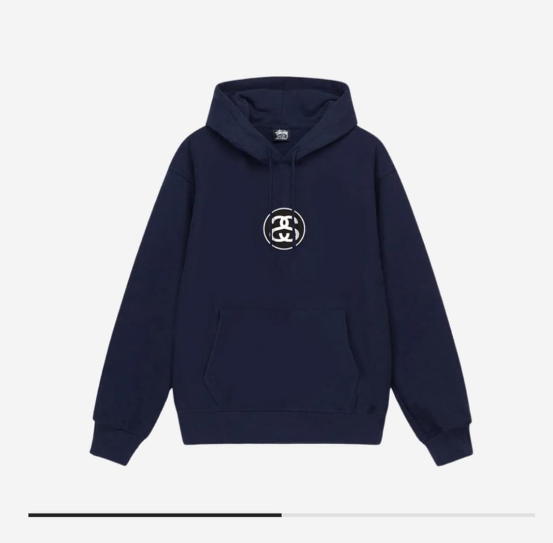 (새상품) 스투시 SS 링크 후드 네이비 상품이미지5