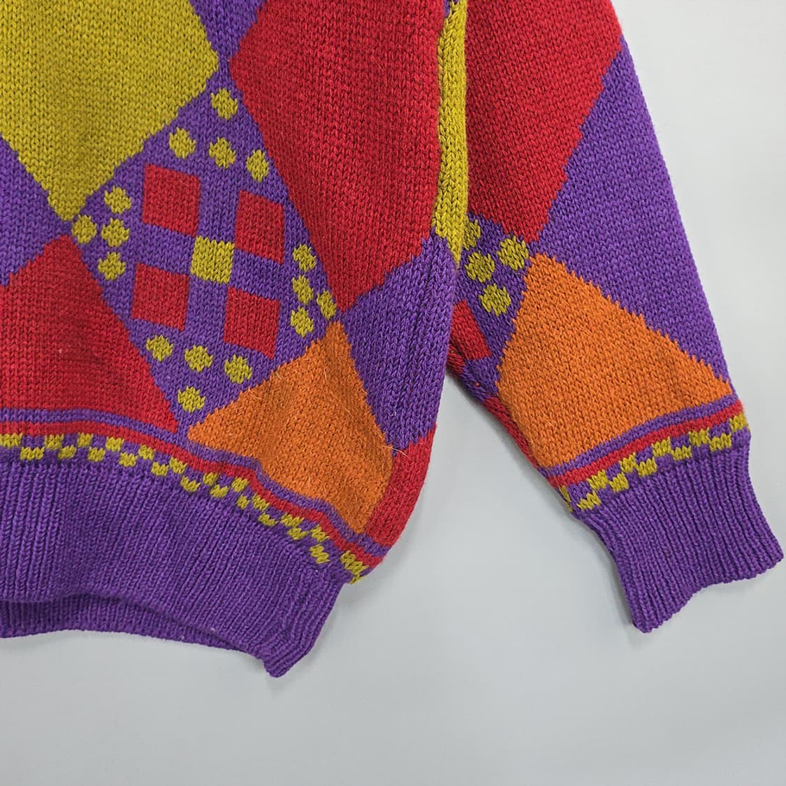 윈드스웹트(windswept) 뉴질랜드 울니트 아가일 40 상품이미지3