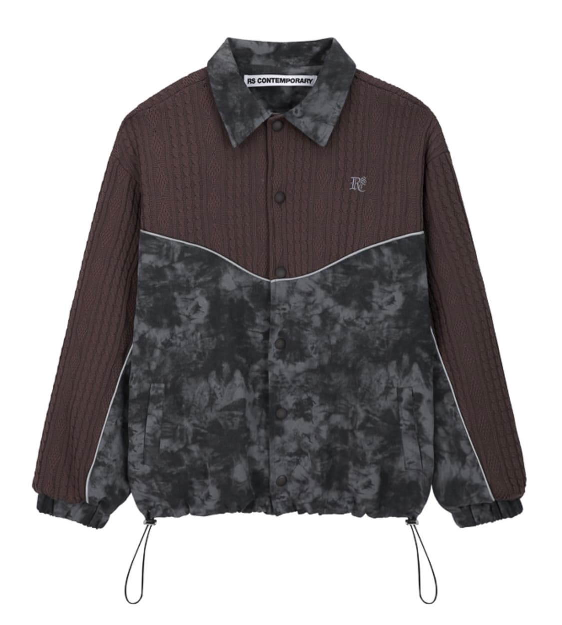 RSSC KNIT & DYED DENIM JACKET - CH/BR 상품이미지6