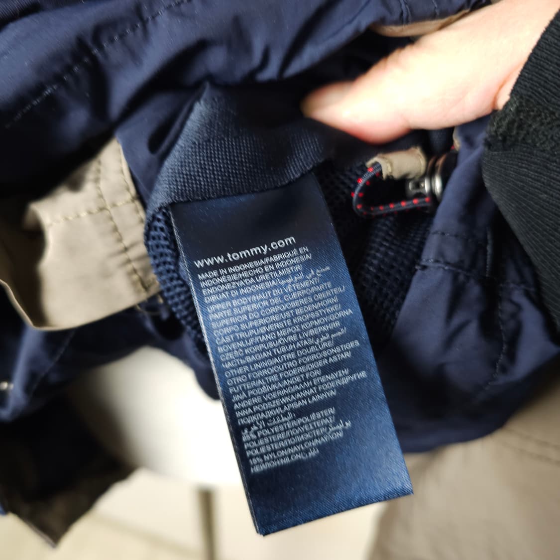 타미힐피거 컬러블록 후드 사파리 자켓 남자105사이즈 상품이미지7