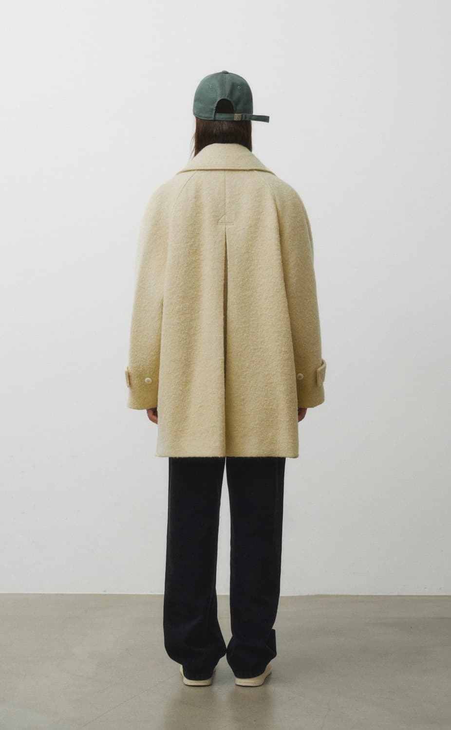 노멜렛 베스티 부클 하프 코트 블랙 상품이미지4