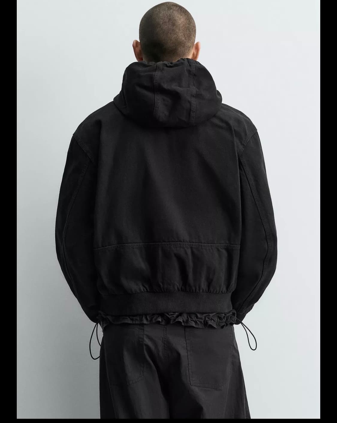 자라 후드 패딩 재킷(M) 상품이미지3