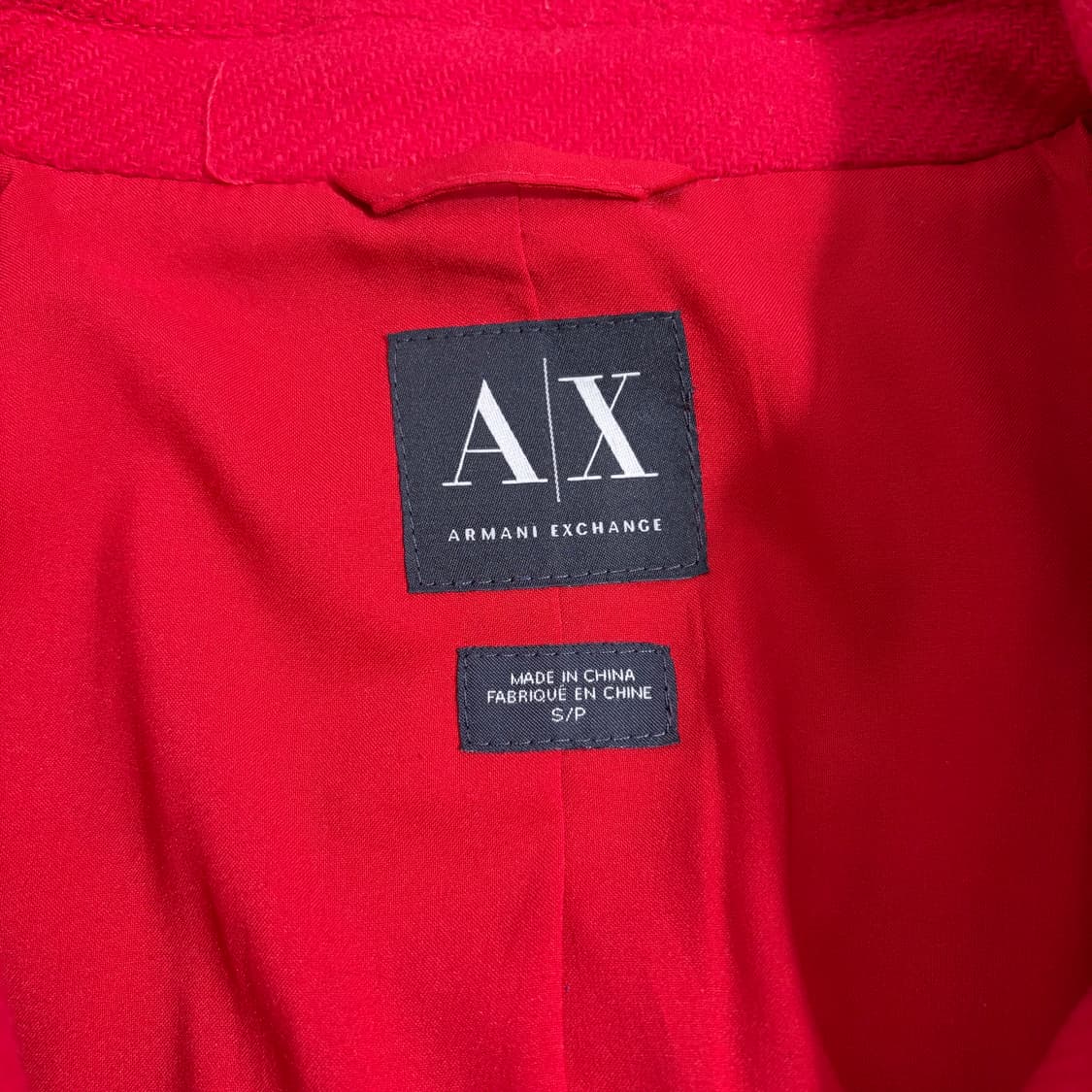 AX 아르마니 익스체인지 레드 코트(S) 상품이미지5