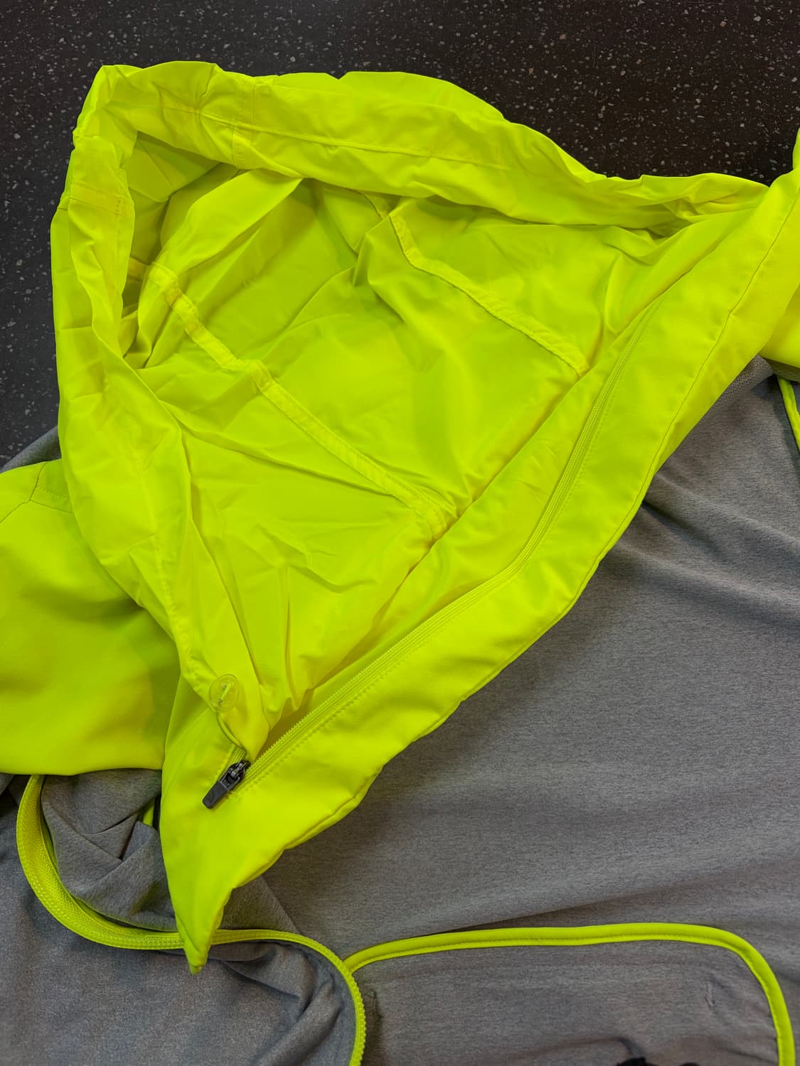 노스페이스 형광/회색 기능성 져지 바람막이 집업 (100) 상품이미지9