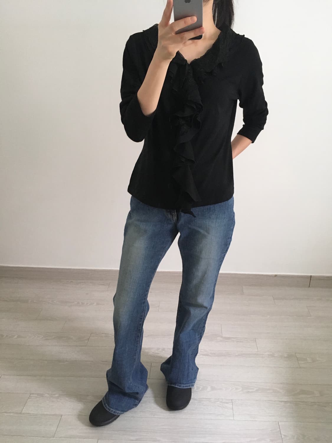 calabaza lace ruffle top 상품이미지3