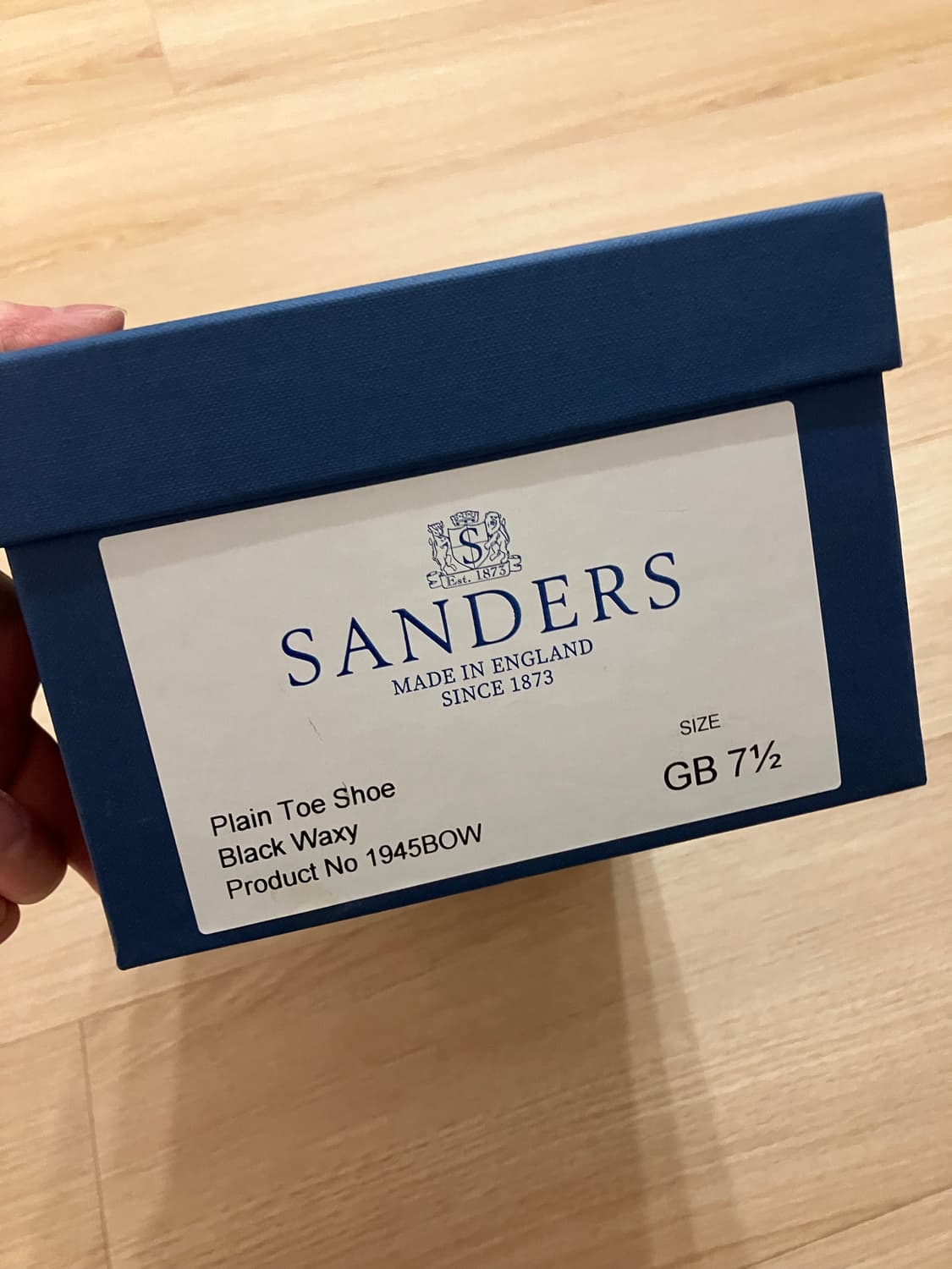샌더스 BGS 플레인토 더비슈즈 uk7.5 상품이미지7