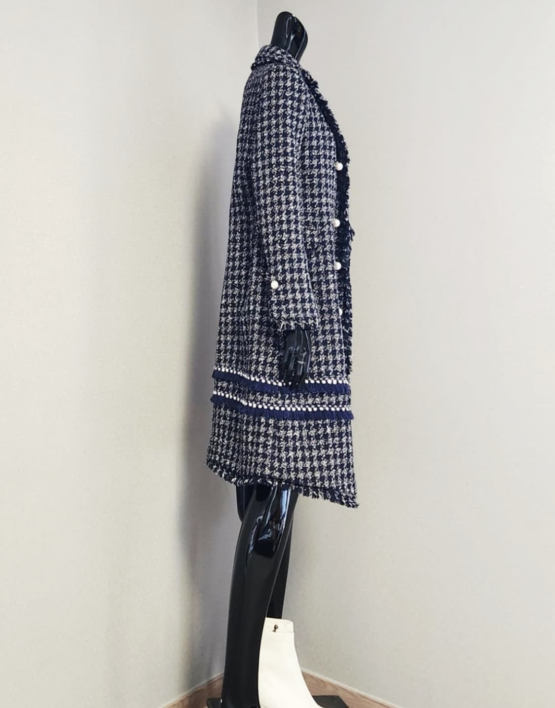 트위드 롱코트  상품이미지4