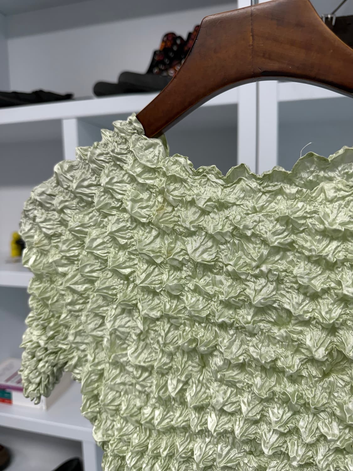 빈티지 팝콘 플리츠 탑 상품이미지4