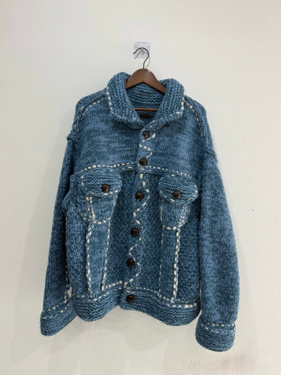 KAPITAL —울 핸드 니트 코위챤 G-자켓 상품이미지1