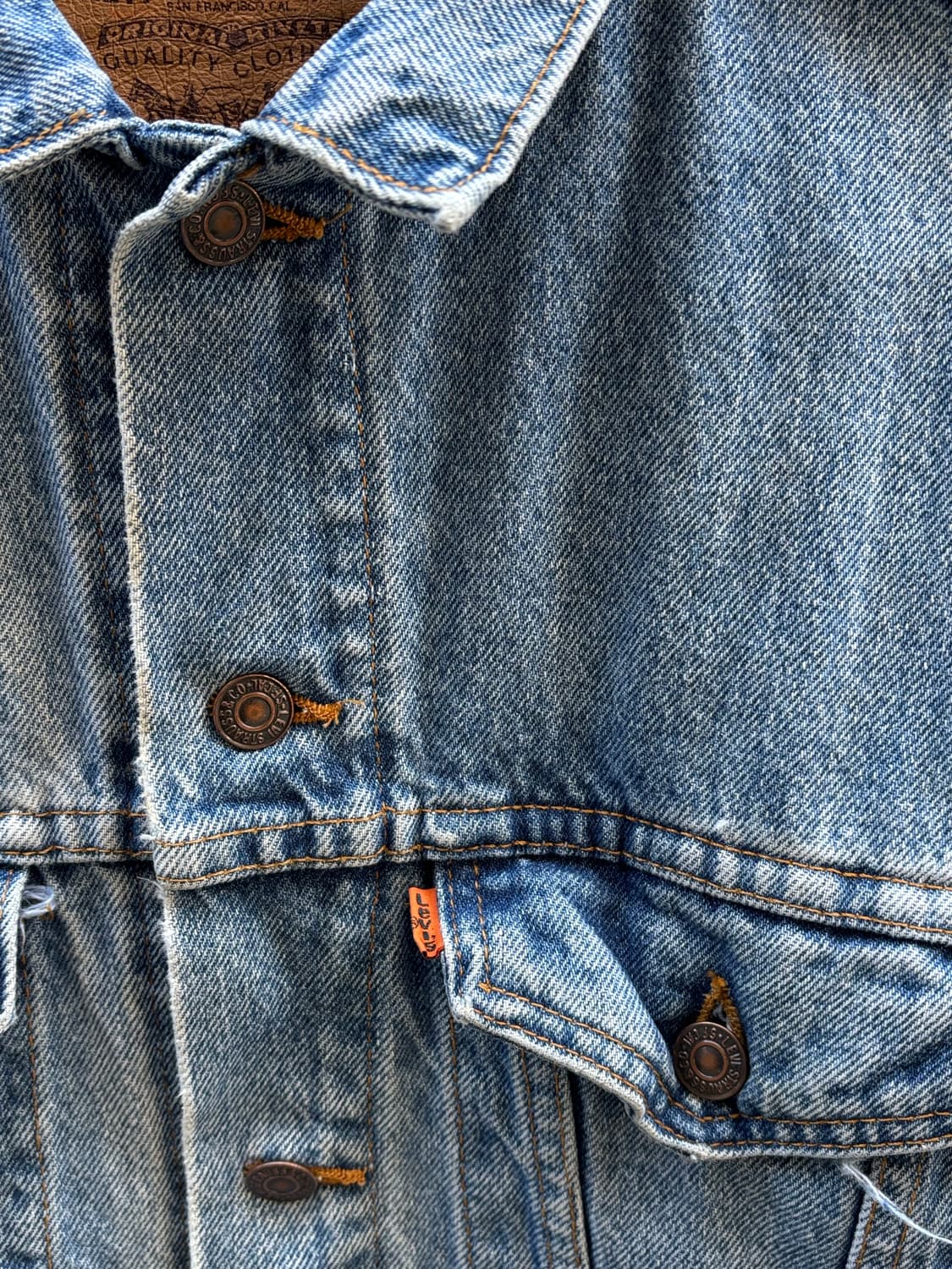 90s 리바이스 오렌지탭 데님트러커 4rd 상품이미지2