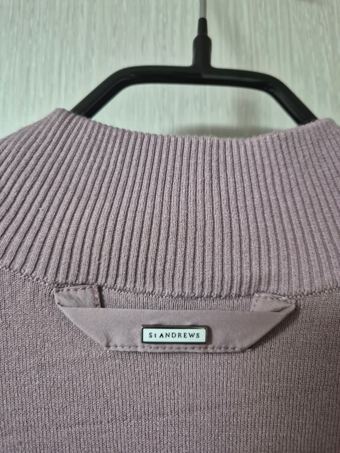 (새제품) 세인트앤드류스 우븐 구스다운 방풍가디건 방풍자켓 23년 남성 상품이미지6