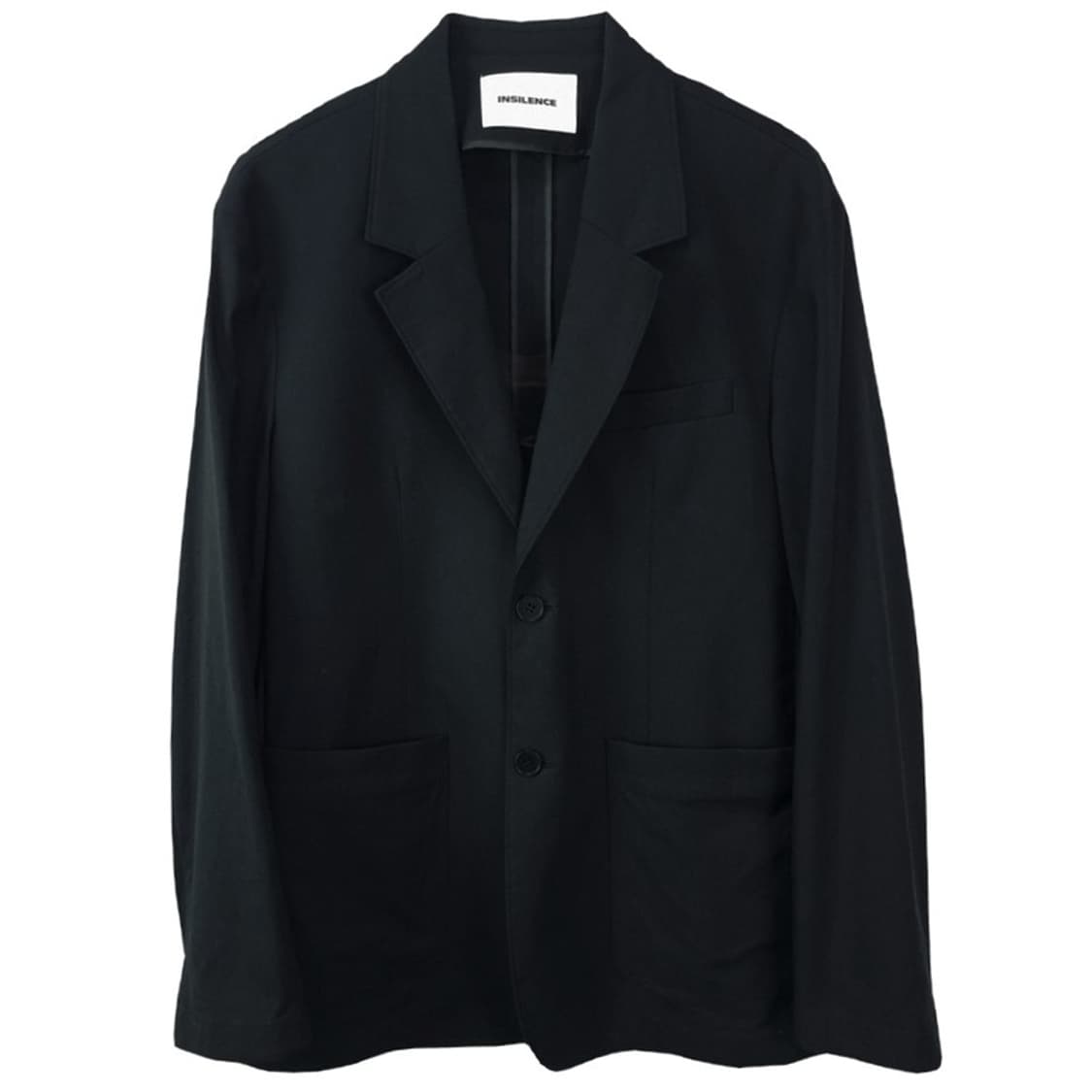 인사일런스 투버튼 오버핏 블레이저 블랙 M16564 상품이미지2