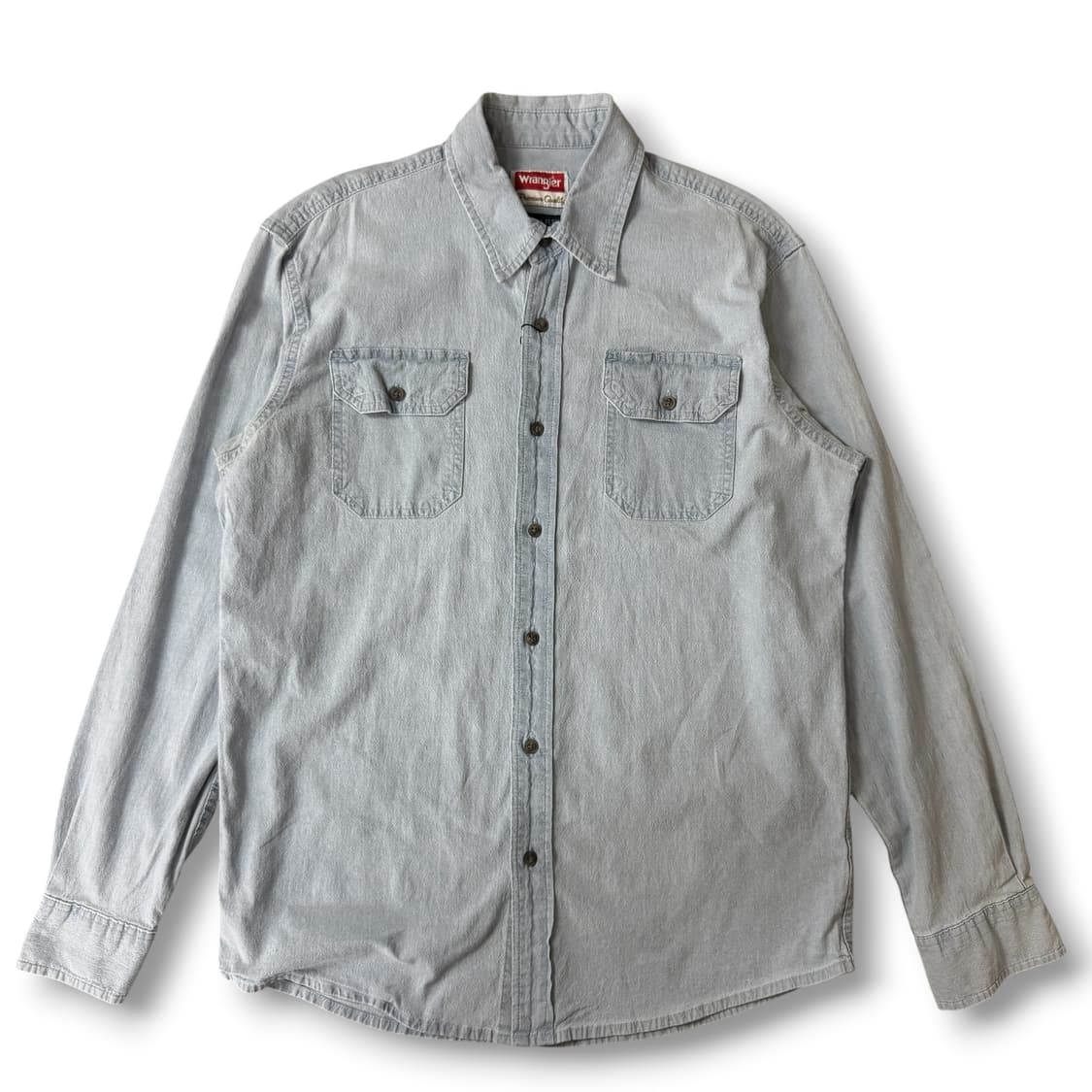 랭글러 컴포트 플렉스 연청데님 셔츠 M추정 상품이미지1
