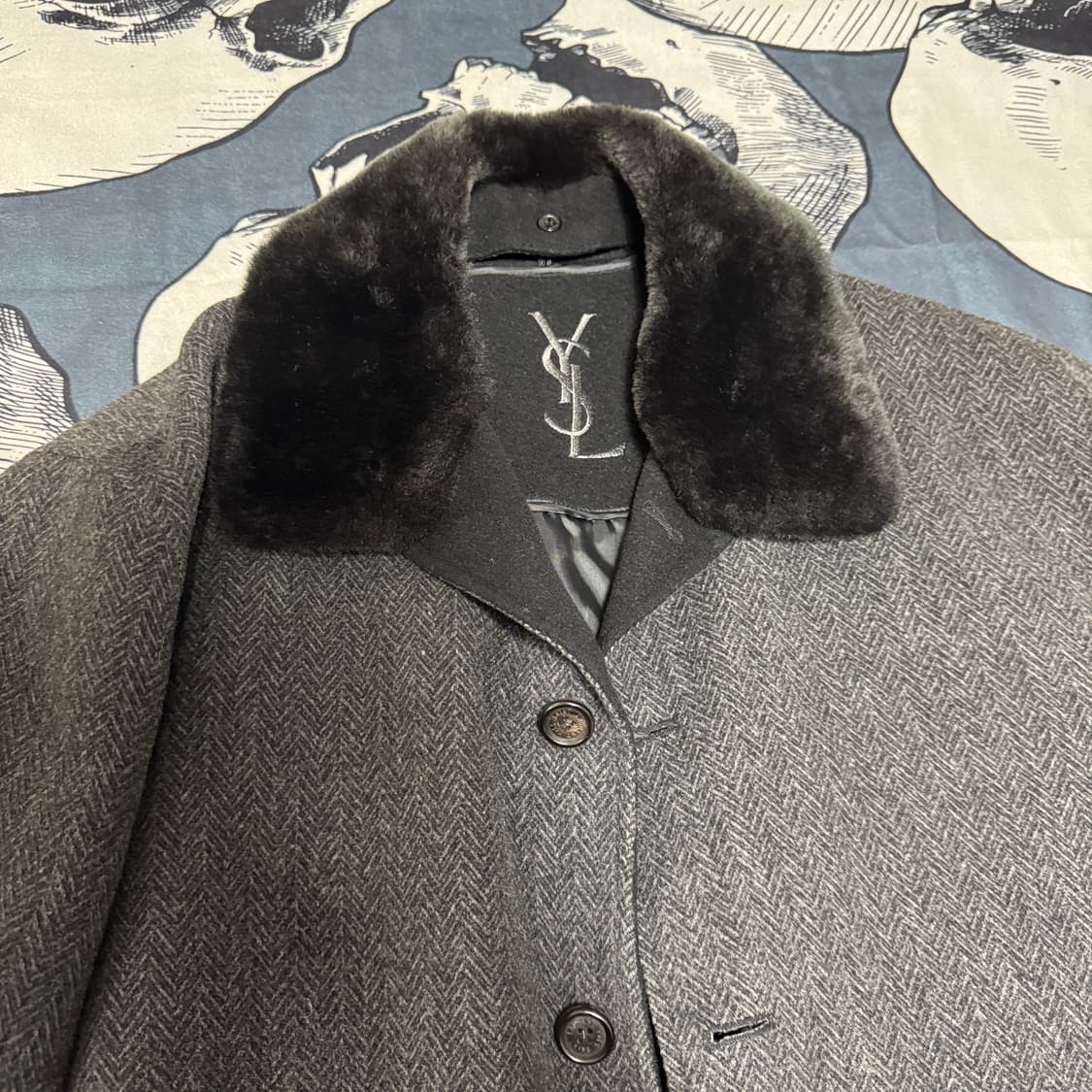 입생로랑 울 코트 105 XL사이즈 상품이미지2