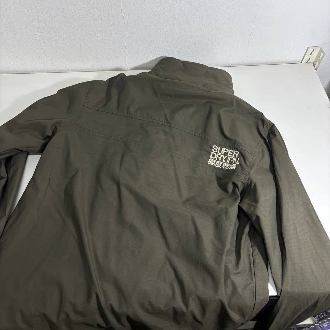 S 90-95 슈퍼드라이 카키브라운 멀티자크 나일론 바막자켓 상품이미지4