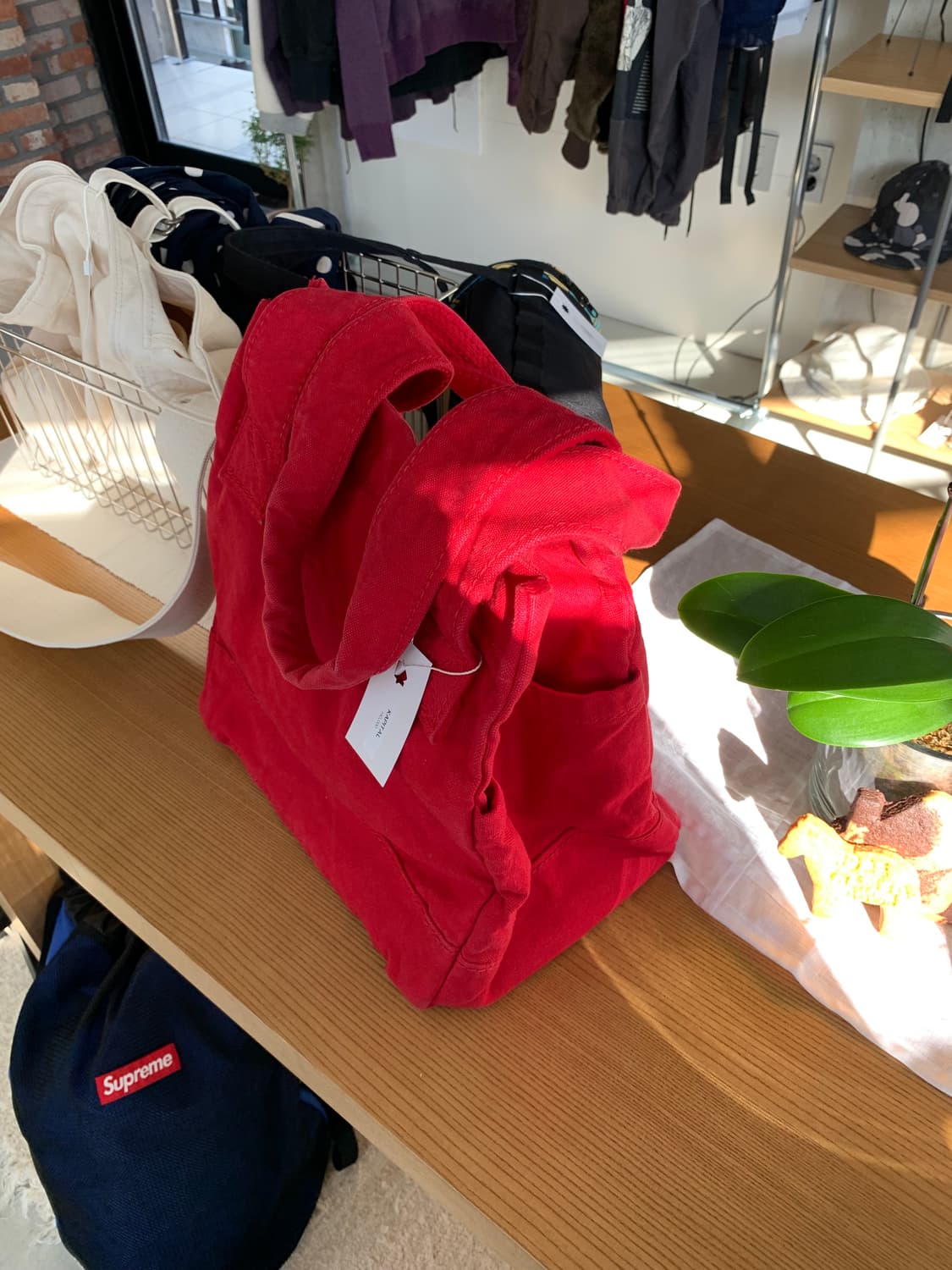 Kapital 캐피탈 캔버스 토트백 상품이미지3