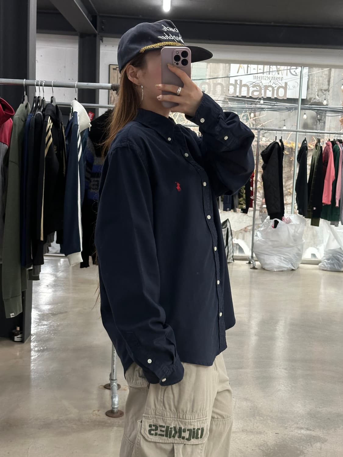 폴로랄프로렌 큐알텍 커스텀핏 포니 셔츠 상품이미지4