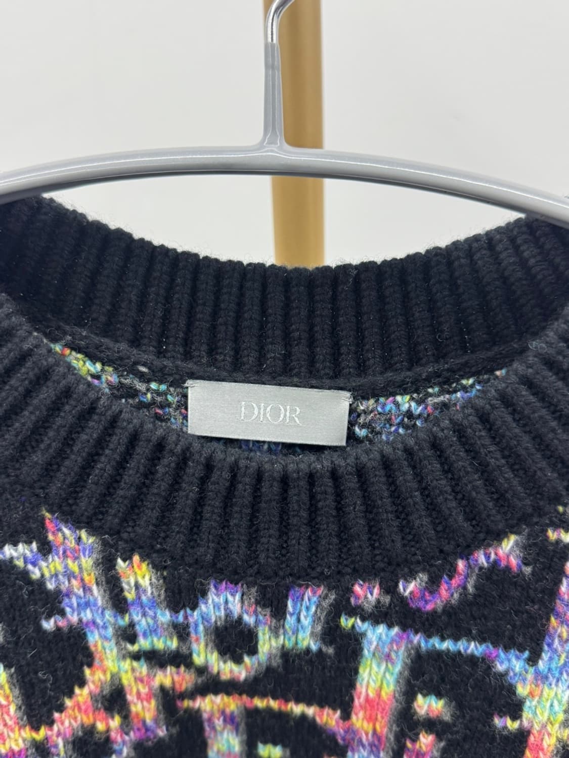 [M] 디올 오블리크 레인보우 자카드 울 니트 M size 상품이미지2