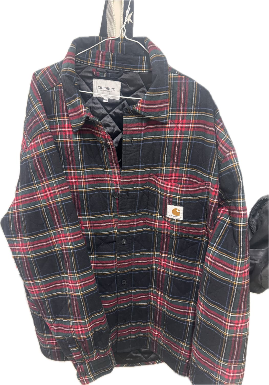 칼하트wip 와일스 체크셔츠자켓 xxl 상품이미지2