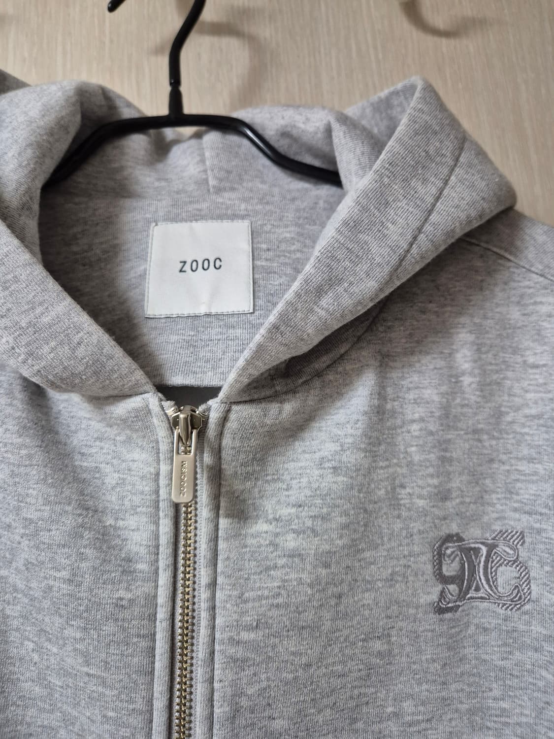 (24년) ZOOC 주크 네오프렌 로고  후드집업 55 상품이미지5