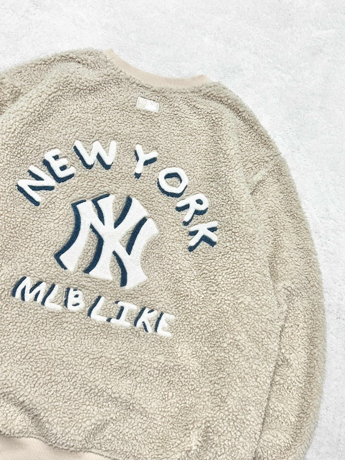 MLB 뉴욕양키스 빅로고 뽀글이 맨투맨 상품이미지8