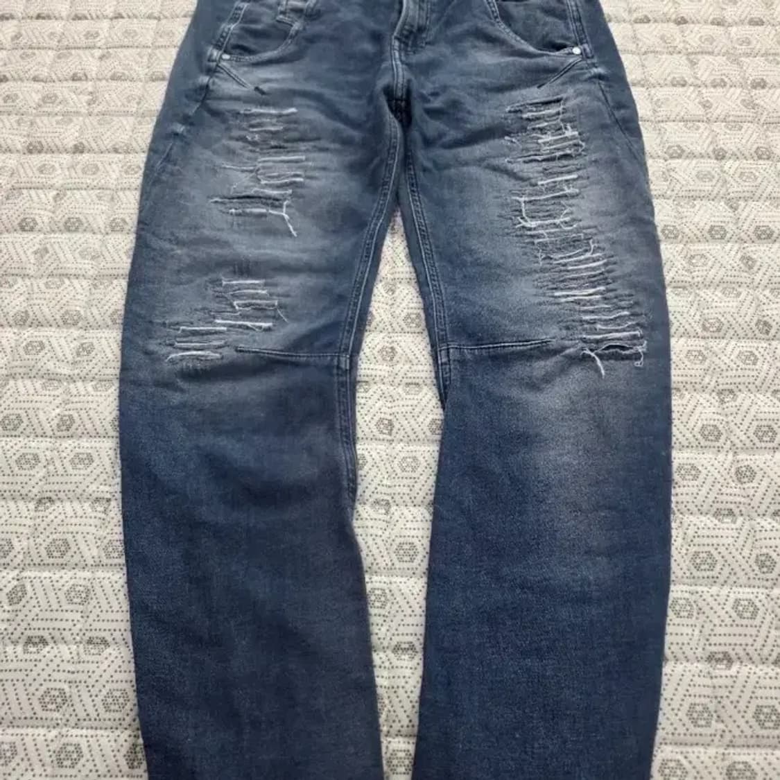 Diesel 디젤 데미지 워싱 여성 데님 W25 상품이미지1