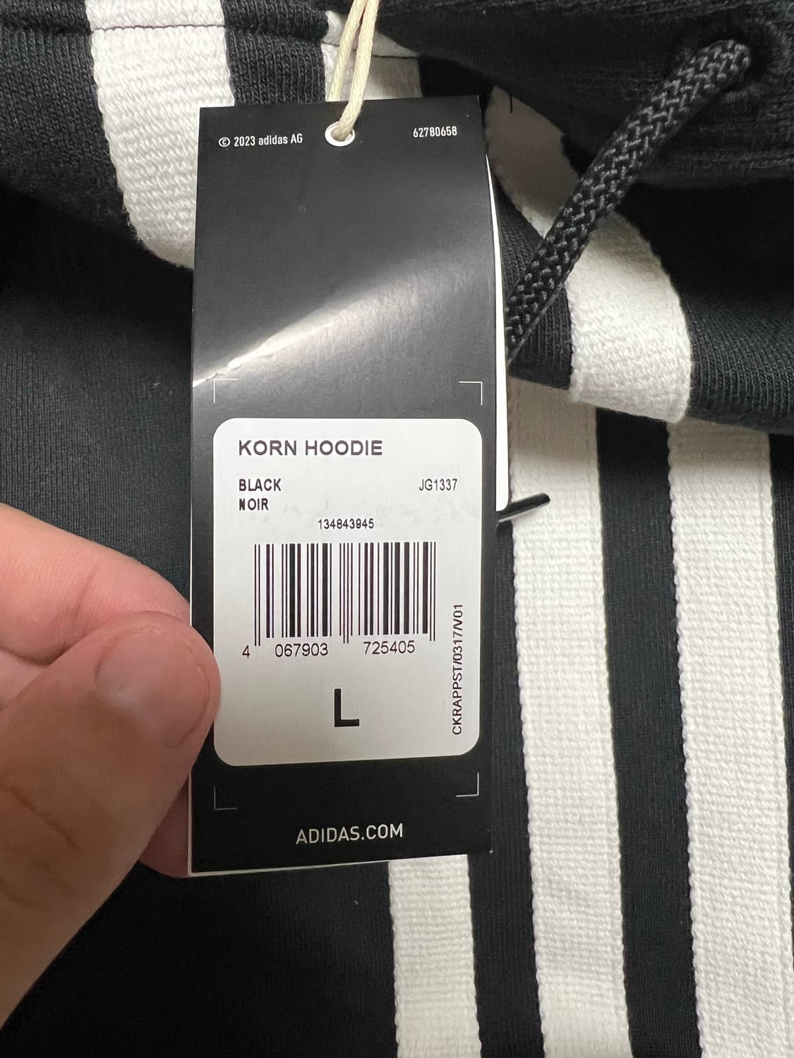 아디다스x Korn 아디다스 콘 콜라보 후드 새상품 상품이미지7