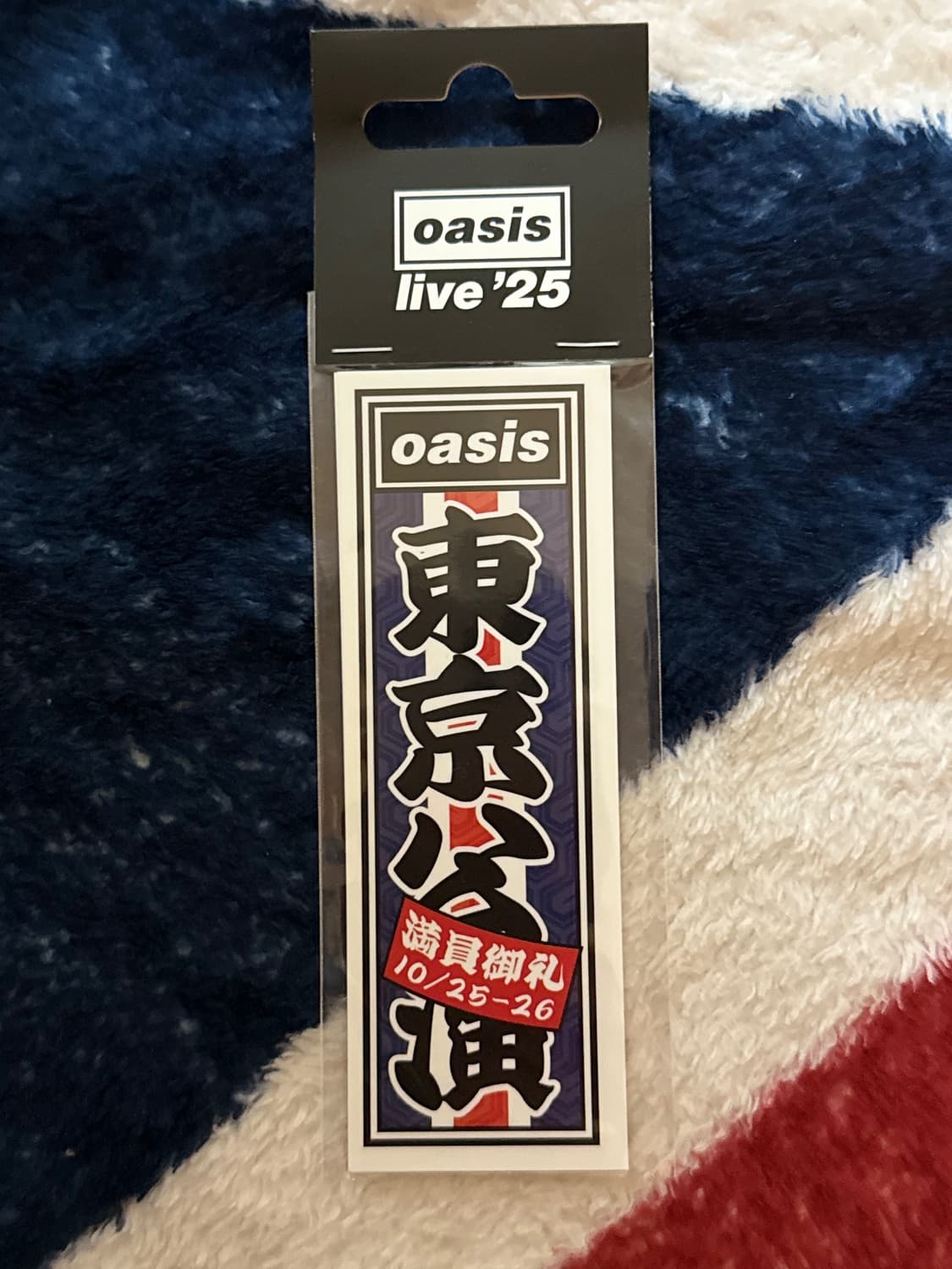 오피셜 오아시스 라이브 25 일본한정판 스티커세트 상품이미지2