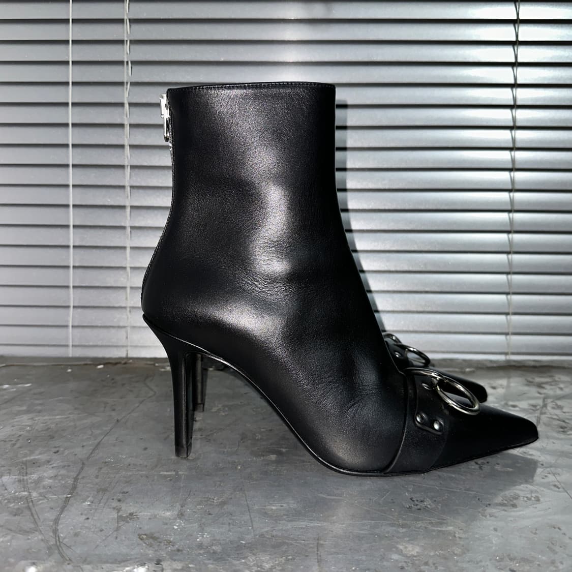 R13 가죽 사이드 힐 하네스 부츠 새상품 상품이미지6