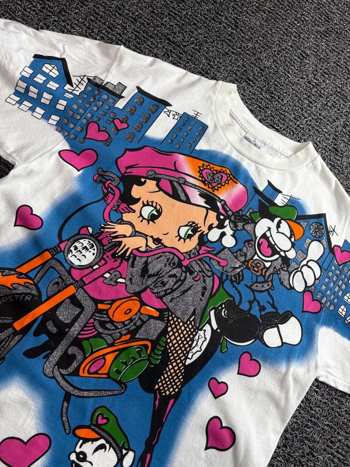 USA 빈티지 베티 붑 엔젤스 반팔 티셔츠 4132 상품이미지3