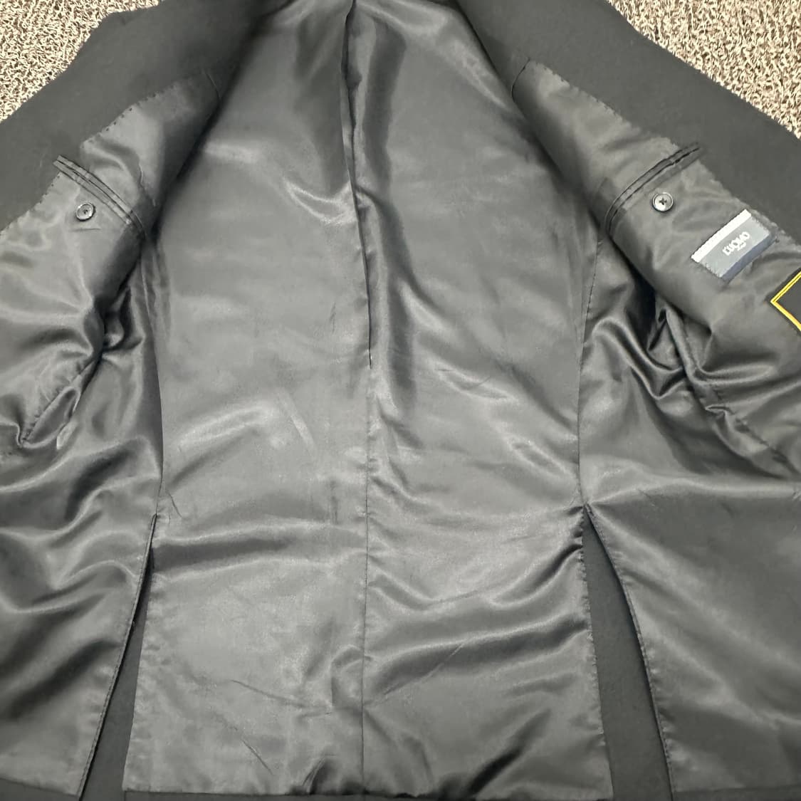 LUOMO 워모 프리미엄라인 캐시미어 울 정장 자켓 블랙 100(L) 상품이미지7