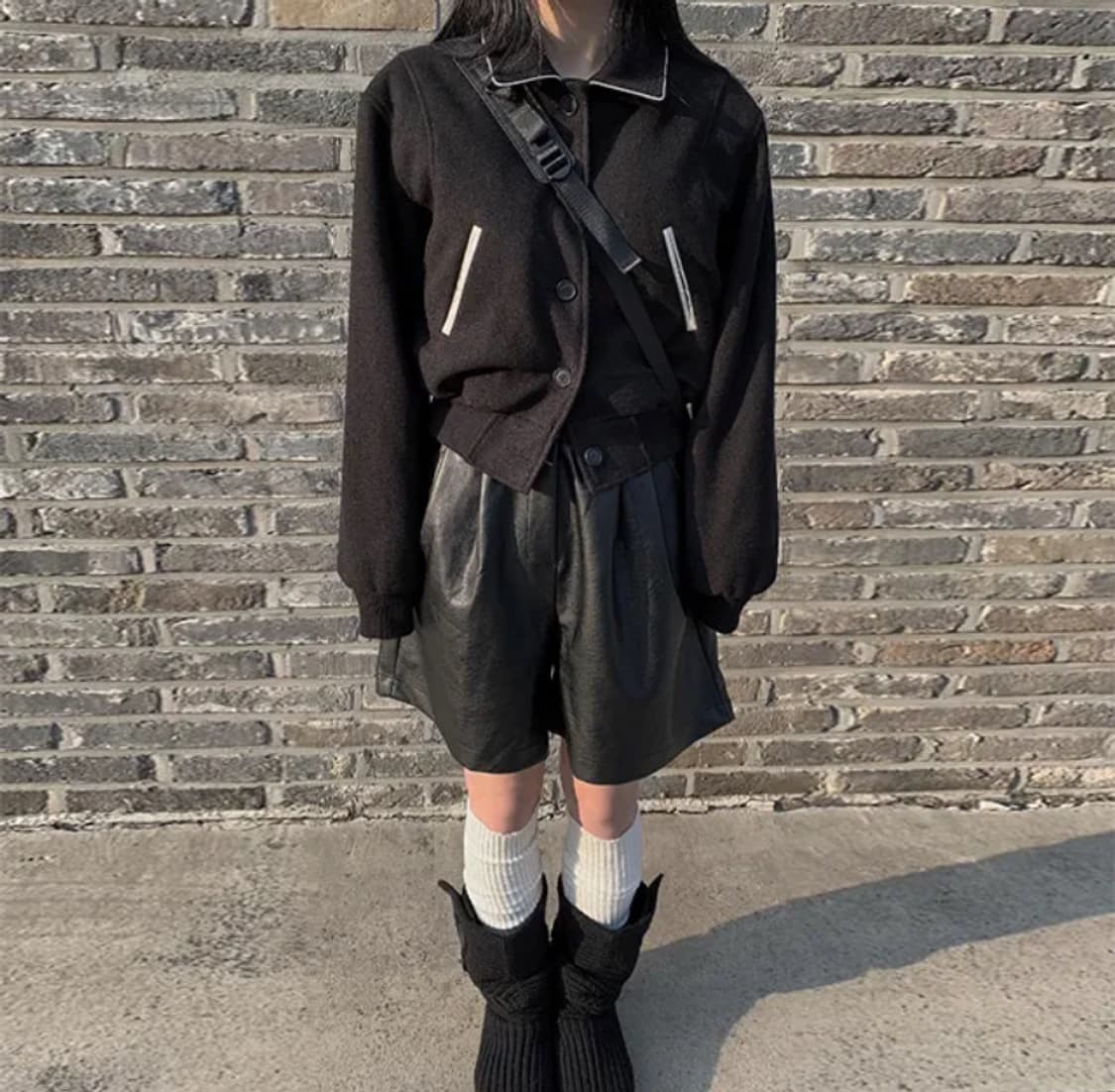 애니원모어 울 크롭 자켓 상품이미지1