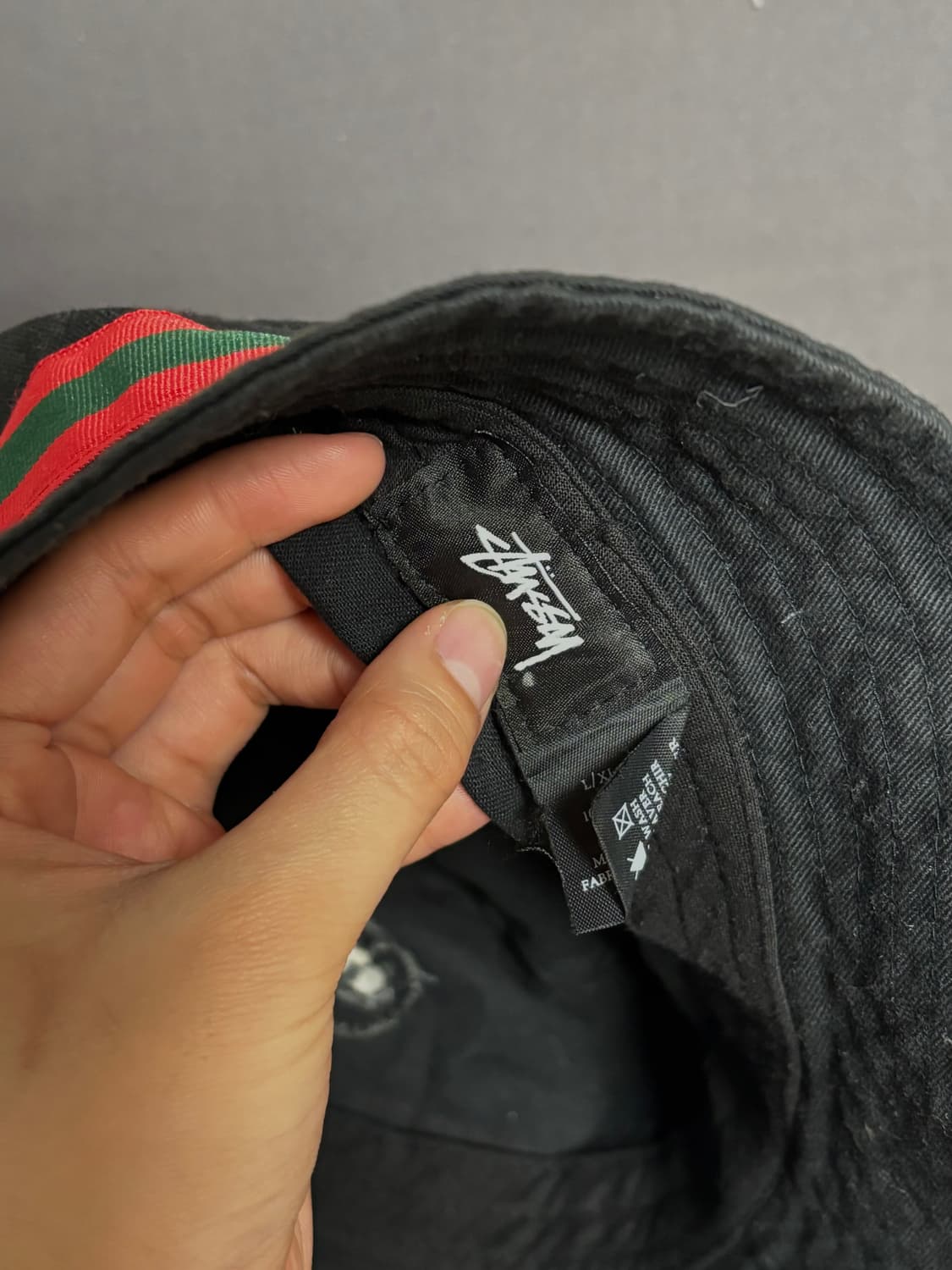 스투시 구찌 패러디 버킷햇 L 상품이미지2