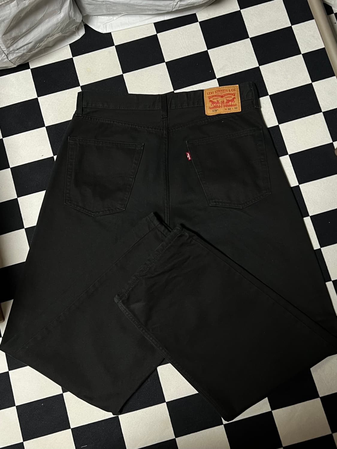 [32] 리바이스 578 배기 블랙 데니 팬츠 상품이미지3