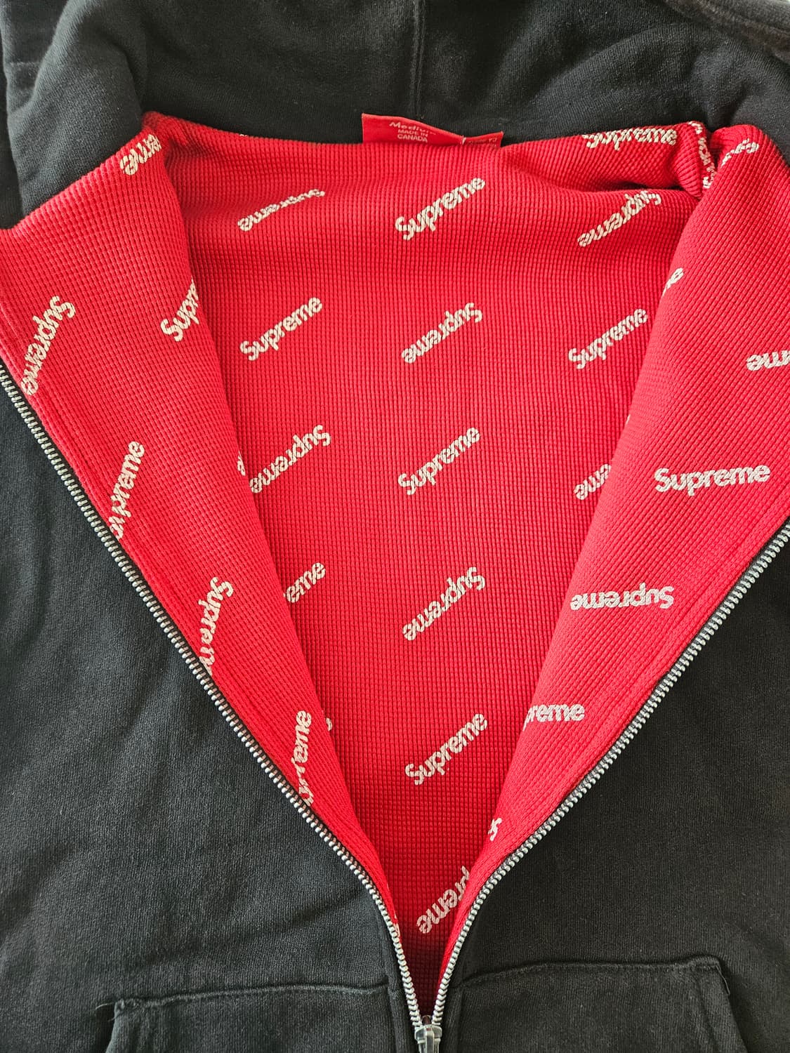 슈프림 써멀후드집업 상품이미지1