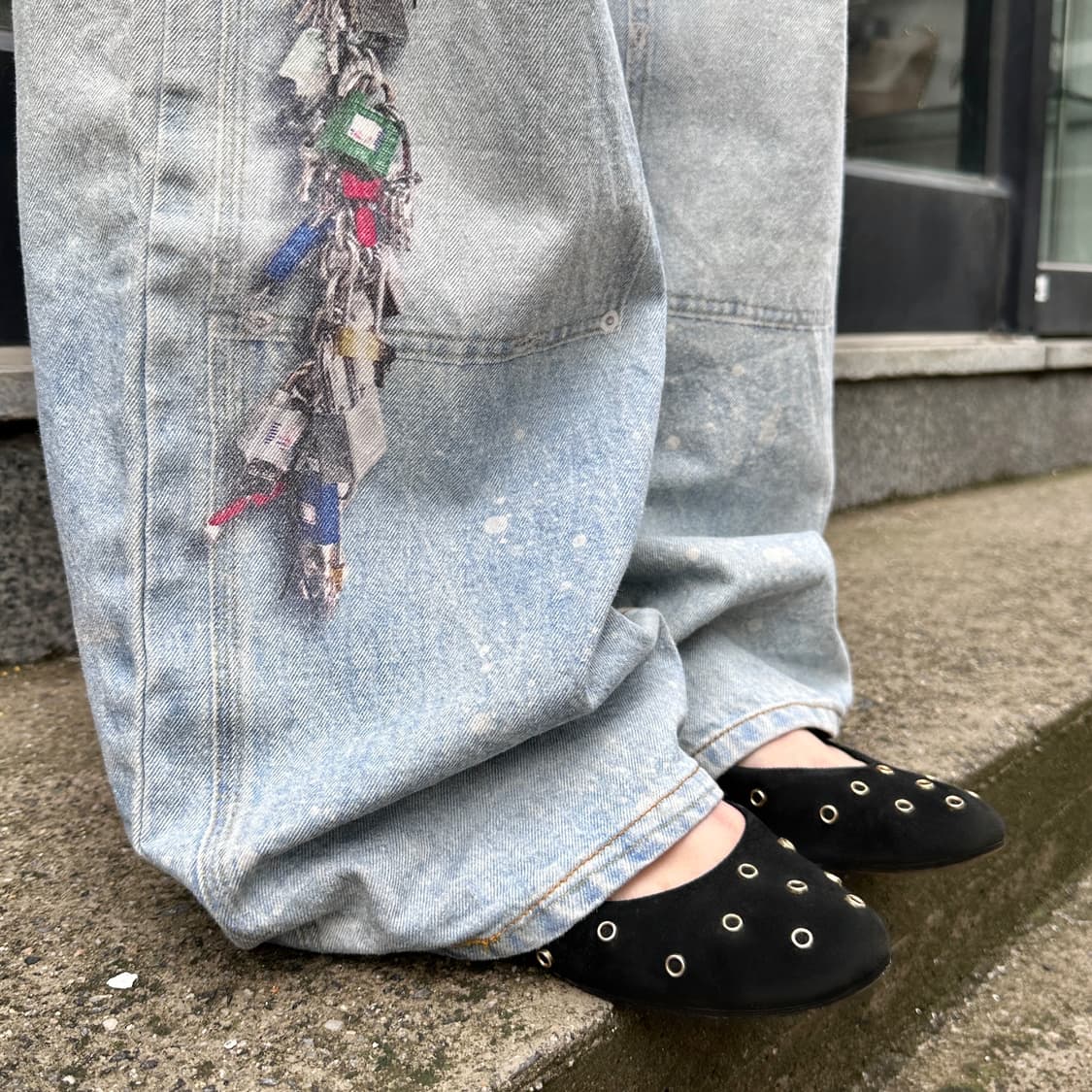 00s 쥬세페 자노티 스웨이드 발레 플랫 상품이미지9