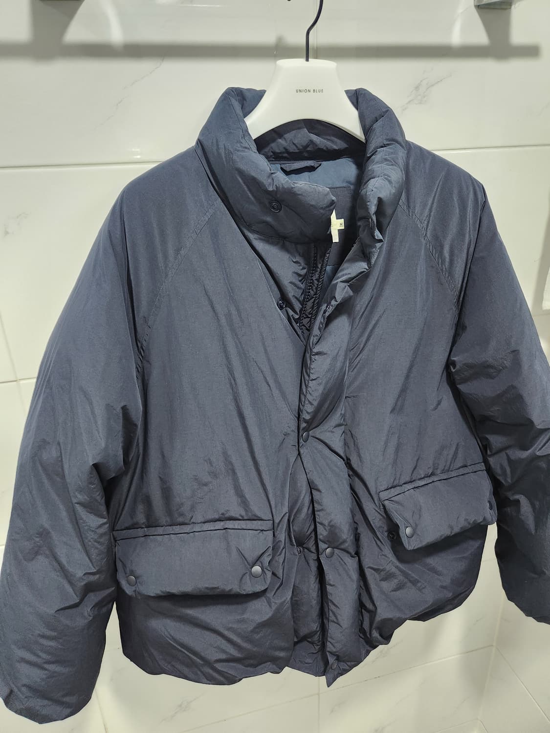 토마스모어 25fw 시티 숏다운 네이비 M 사이즈 상품이미지3