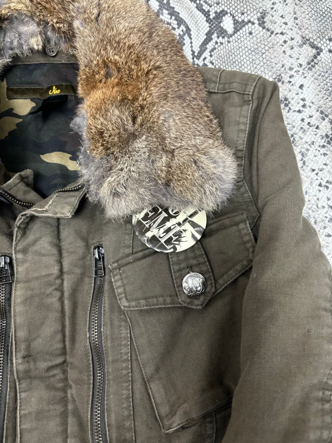 Fur Trimming 00’s Design 2-way Jacket 상품이미지9
