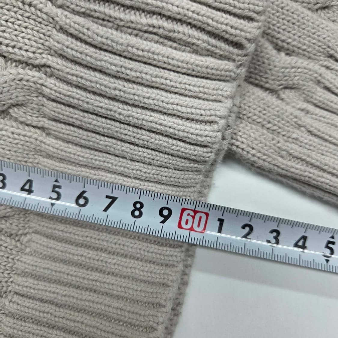 폴로 랄프로렌 연그레이 케이블 걸즈 브이넥 코튼 니트(L) 상품이미지10