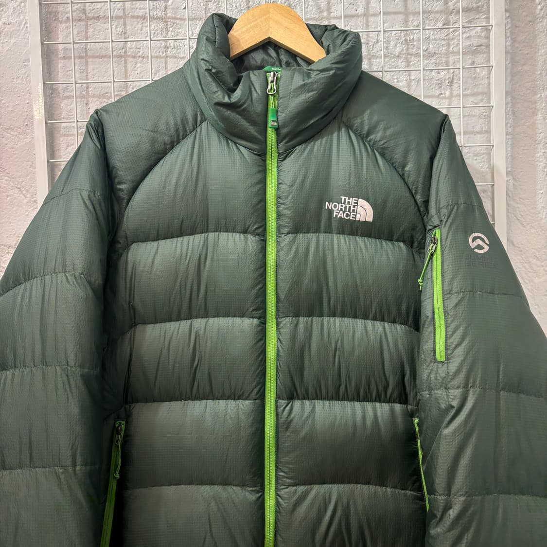 노스페이스 엘리시움 그린 패딩 자켓 L 상품이미지3