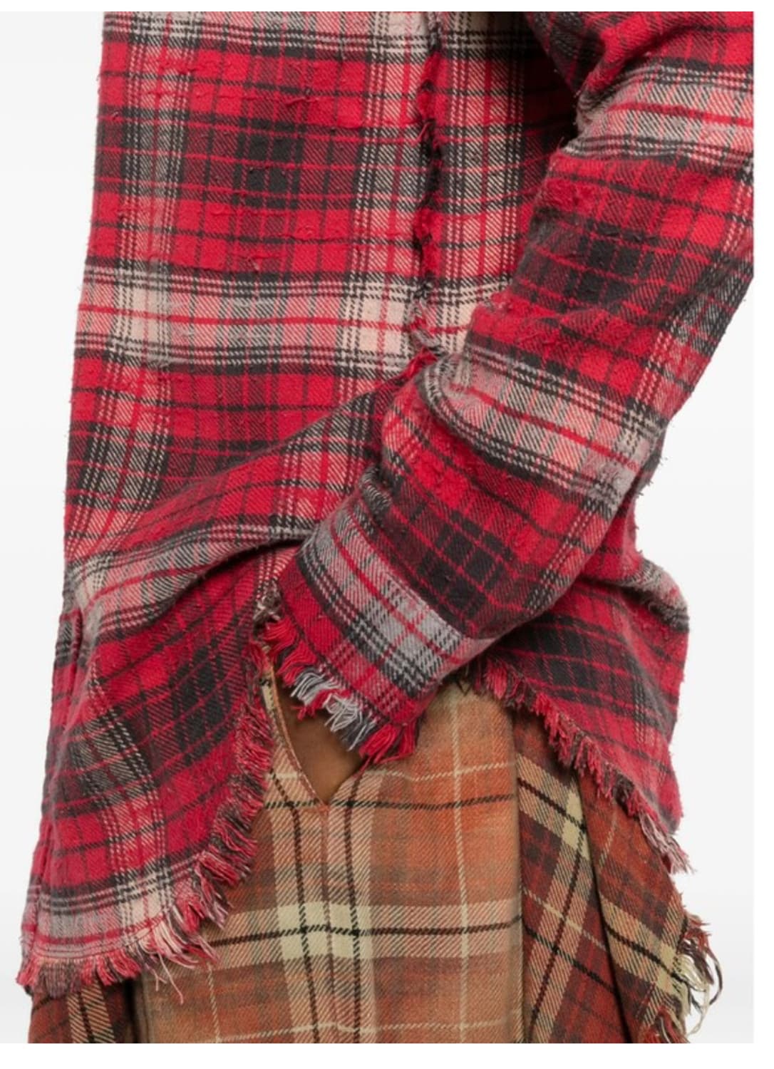 R13 SHREDDED SEAM SHIRT (L사이즈) 상품이미지6