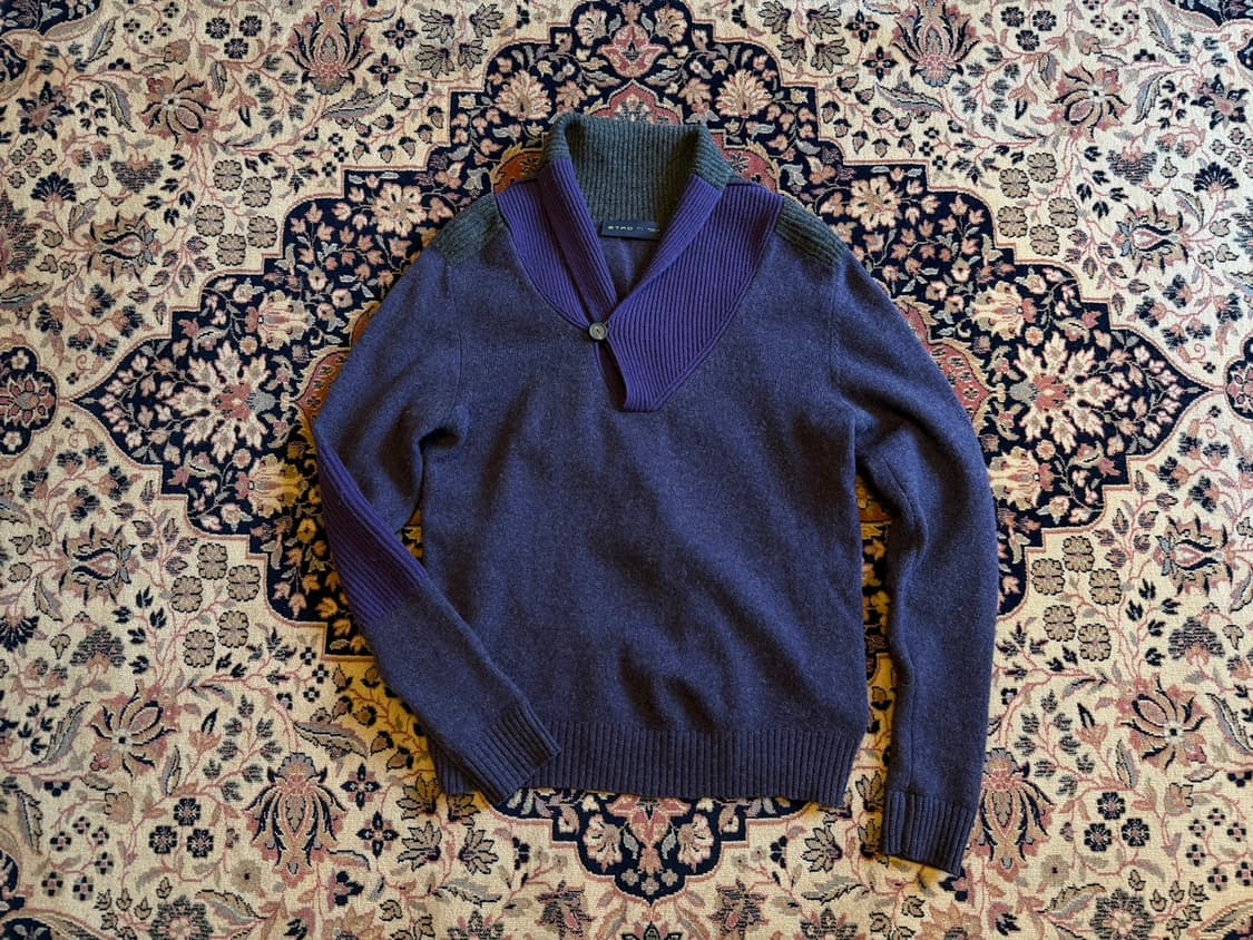 에트로 숄칼라 니트 100 상품이미지2