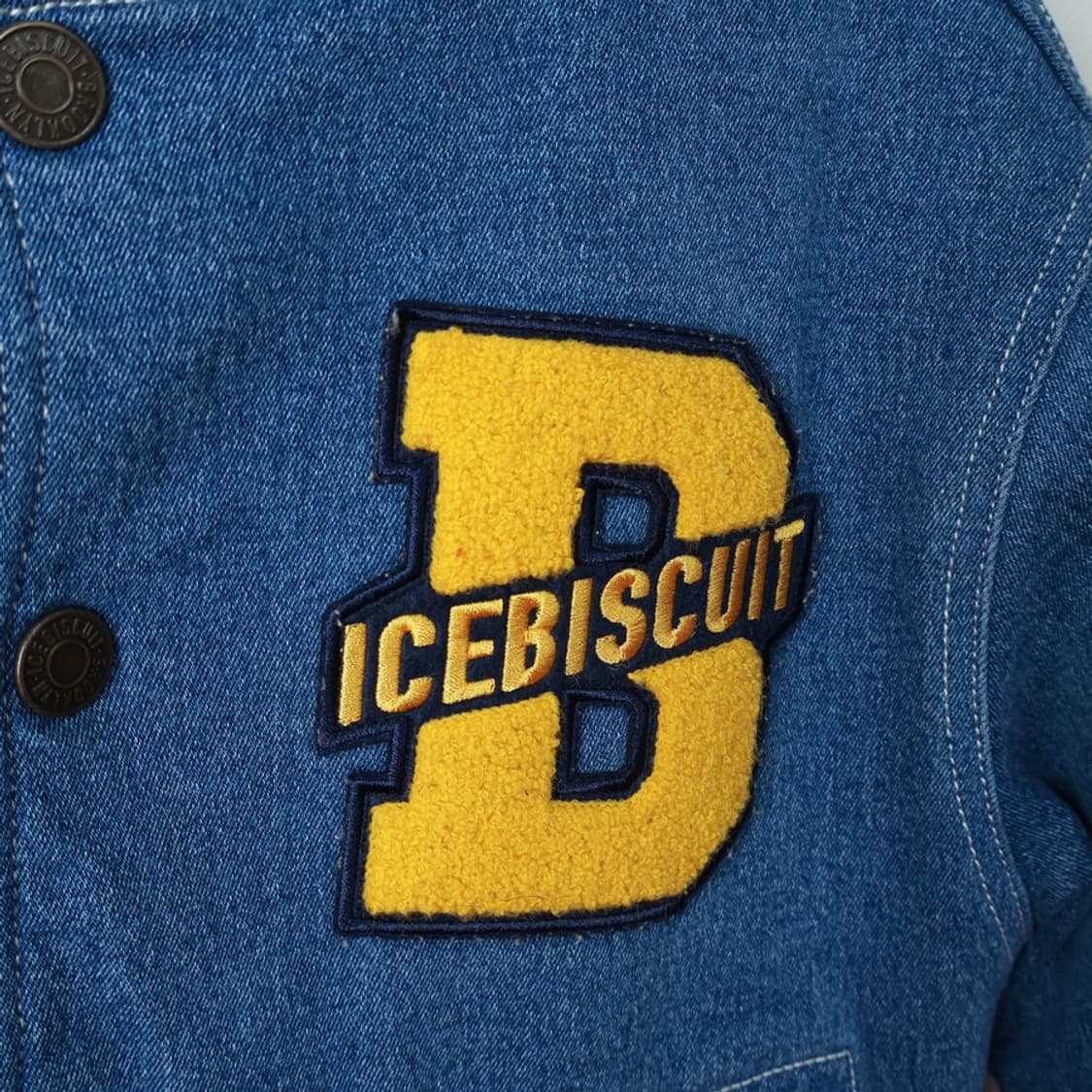 145/키즈 아이스비스킷 데님 야구 점퍼 상품이미지4