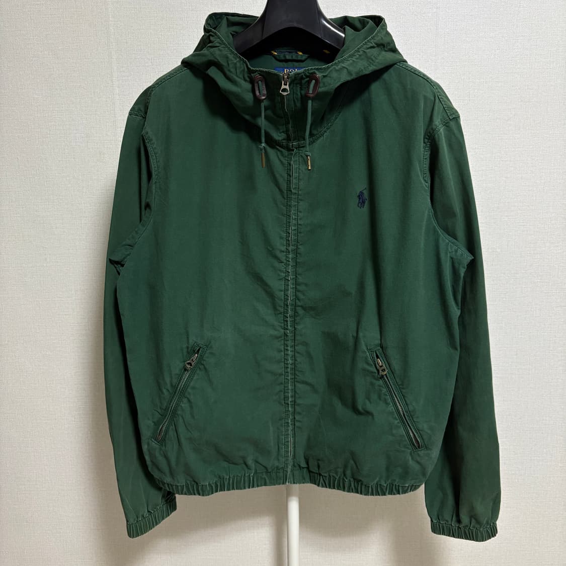 폴로 랄프로렌 TALON 지퍼 후드 스윙탑 / 그린, M 상품이미지1