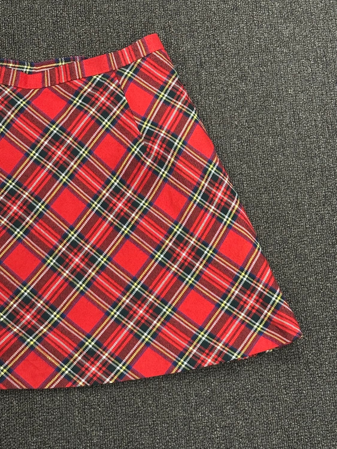 OS)Pandora vintage 타탄체크 레드 스커트 상품이미지2