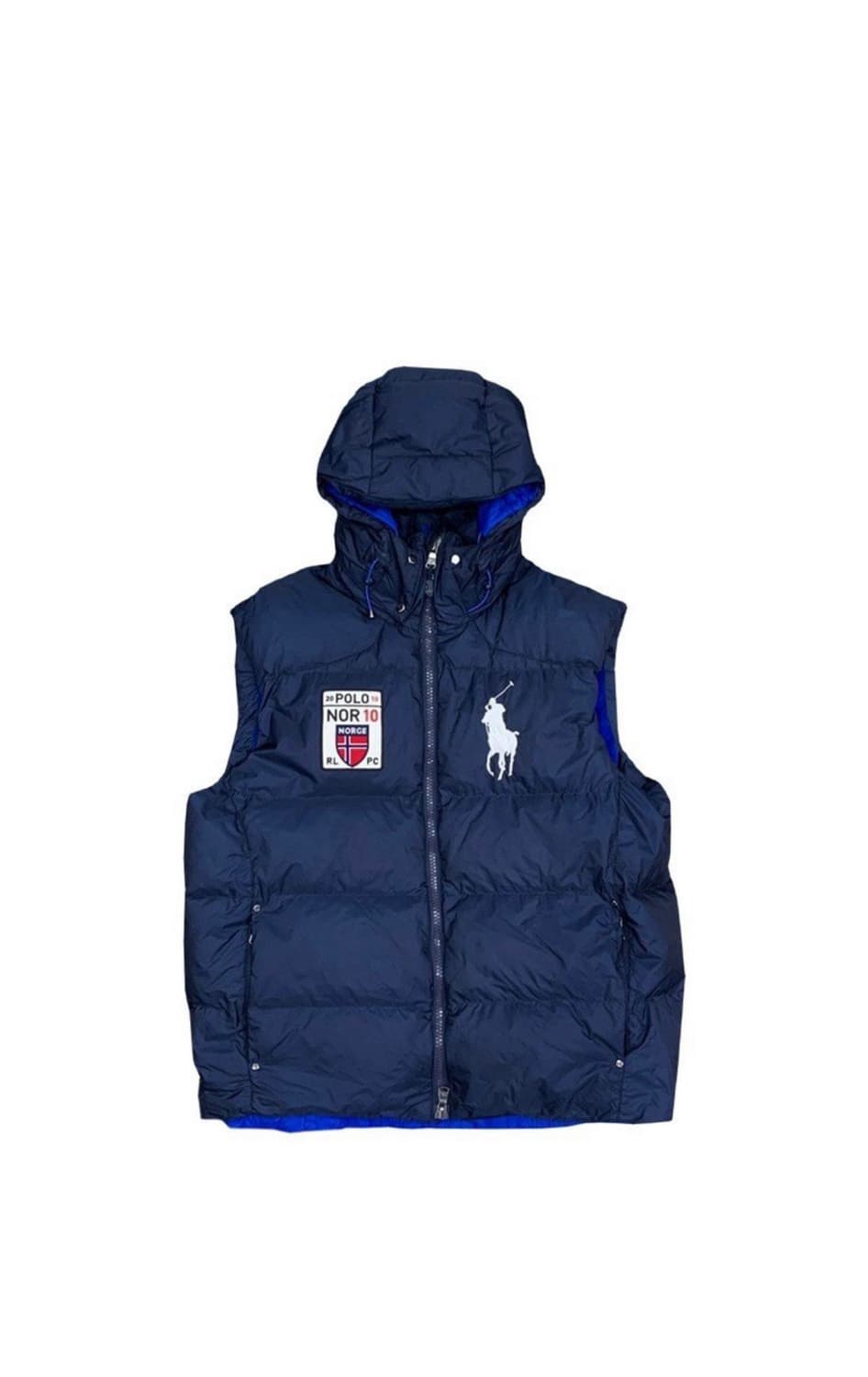 폴로 랄프로렌 치프키프 노르웨이 빅포니 네이비 패딩조끼 상품이미지3