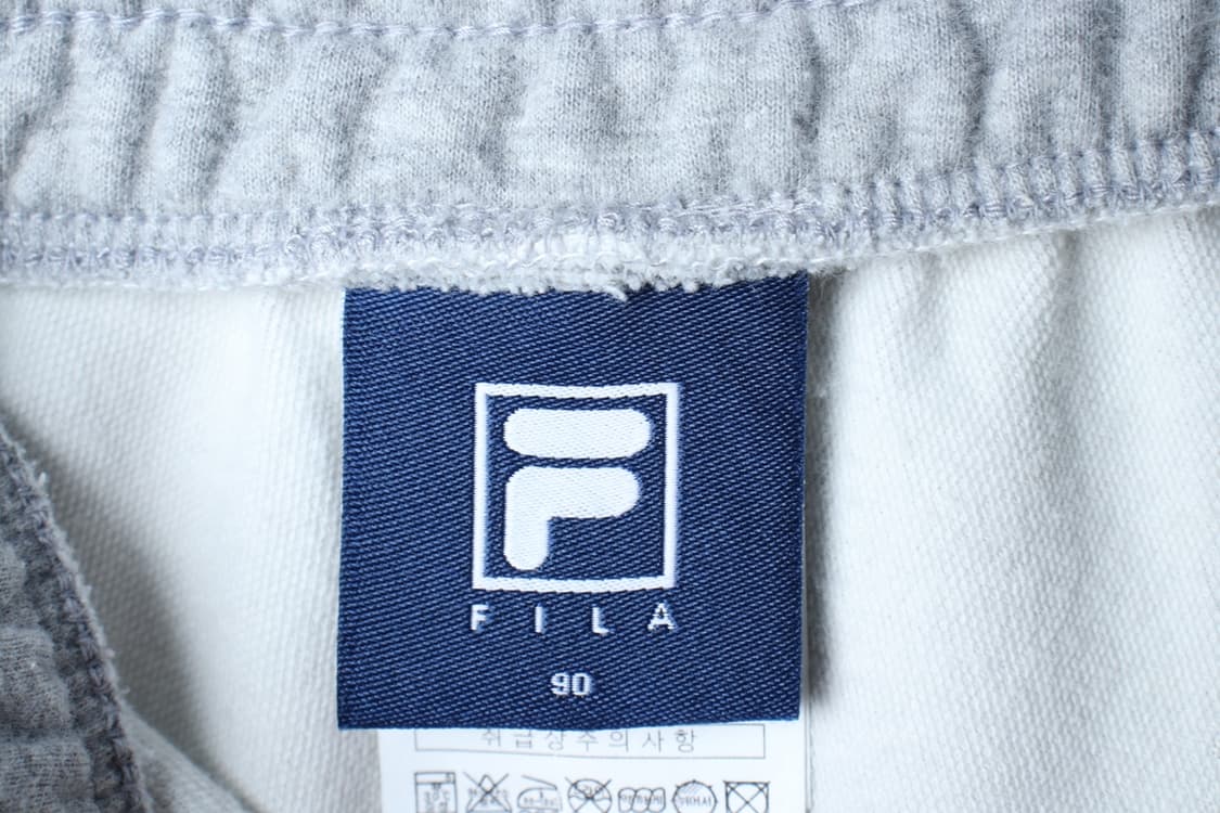 (XL-2XL) 휠라 반바지 팬츠 밴딩 그레이 올드스쿨-P1P10321 상품이미지8