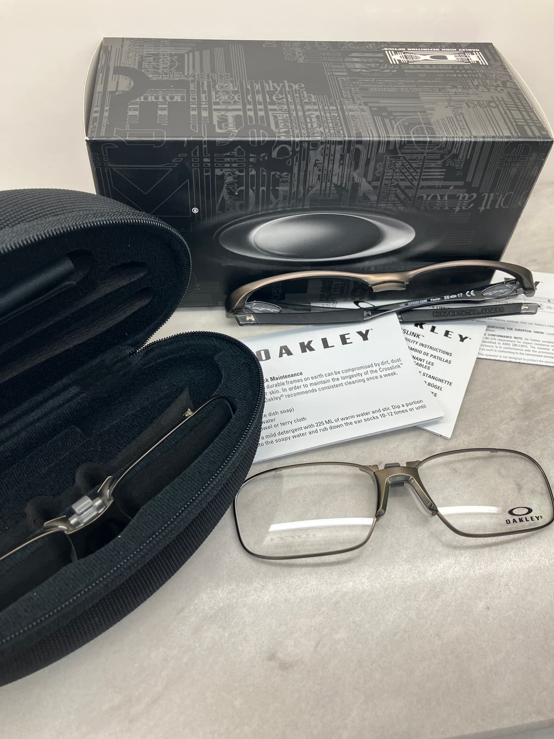 오클리 OAKLEY 크로스링크 플롯EX 퓨터 컬러(+스페어 프레임) 상품이미지10