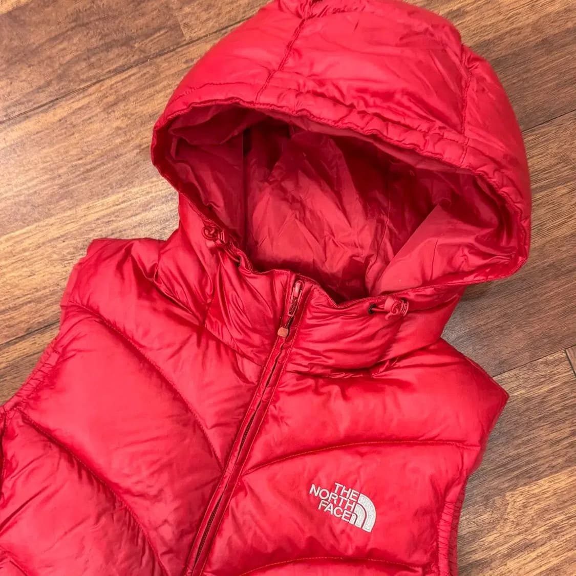 여성용 L 노스페이스 600 경량 후드 패딩 자켓  상품이미지3
