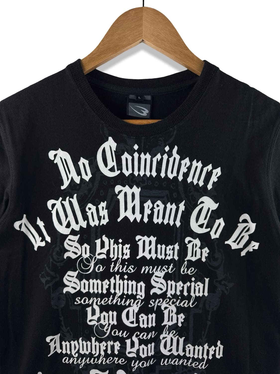 JPN Y2K 레터링 프린팅 티셔츠2004 상품이미지3